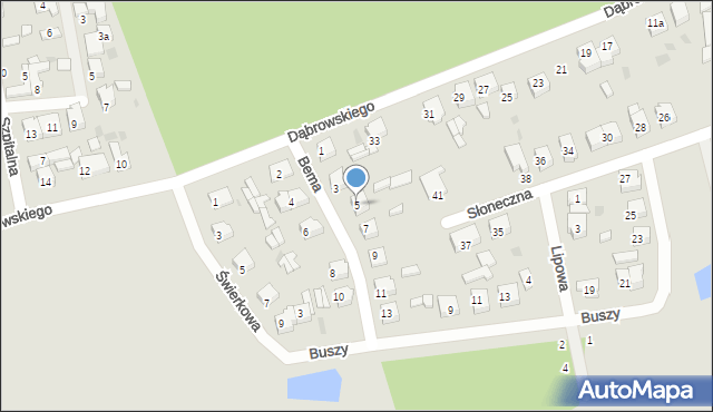 Koło, Bema Józefa, gen., 5, mapa Koło