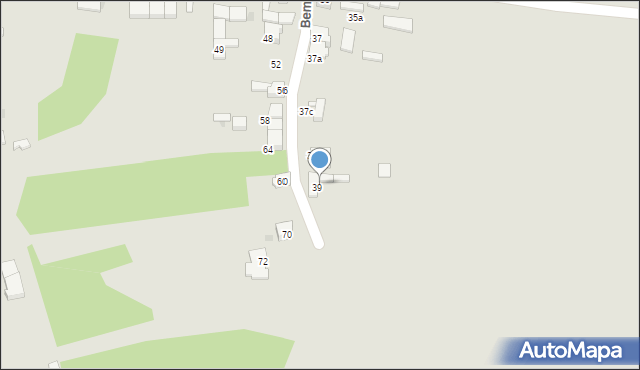 Koziegłowy, Bema Józefa, gen., 41, mapa Koziegłowy