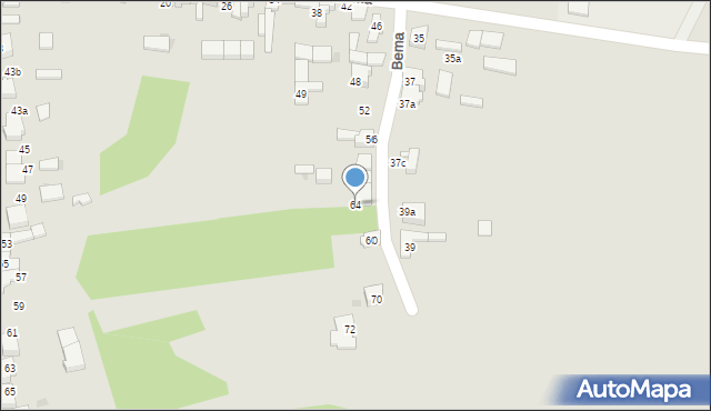 Koziegłowy, Bema Józefa, gen., 64, mapa Koziegłowy