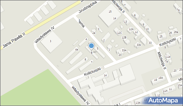 Lębork, Bema Józefa, gen., 6, mapa Lębork