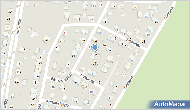 Lębork, Beniowskiego Maurycego, 13a, mapa Lębork