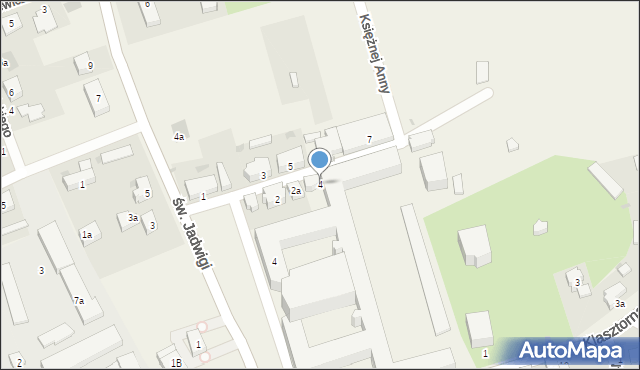 Legnickie Pole, Benedyktynów, 4, mapa Legnickie Pole