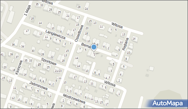 Lipsko, Bema A. G., 1, mapa Lipsko