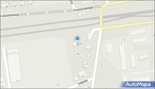Międzyrzec Podlaski, Berezowska, 2a, mapa Międzyrzec Podlaski
