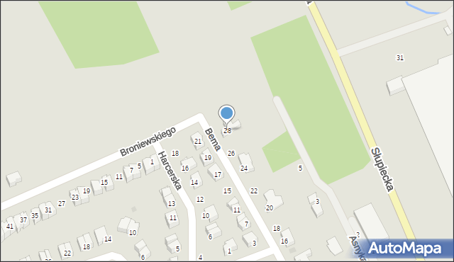 Nowa Ruda, Bema Józefa, gen., 28, mapa Nowa Ruda