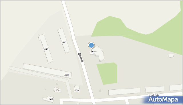 Nowogard, Bema Józefa, gen., 26, mapa Nowogard