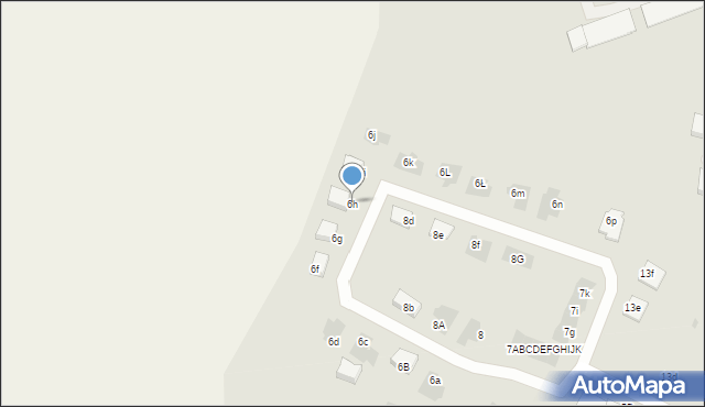Nowogard, Bema Józefa, gen., 6h, mapa Nowogard