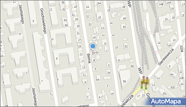 Piaseczno, Bema Józefa, gen., 10, mapa Piaseczno