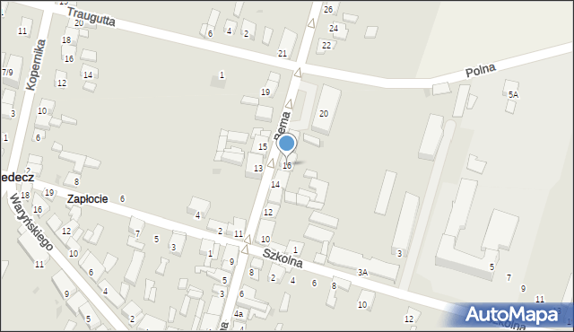 Przedecz, Bema Józefa, gen., 16, mapa Przedecz