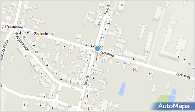 Przedecz, Bema Józefa, gen., 8a, mapa Przedecz