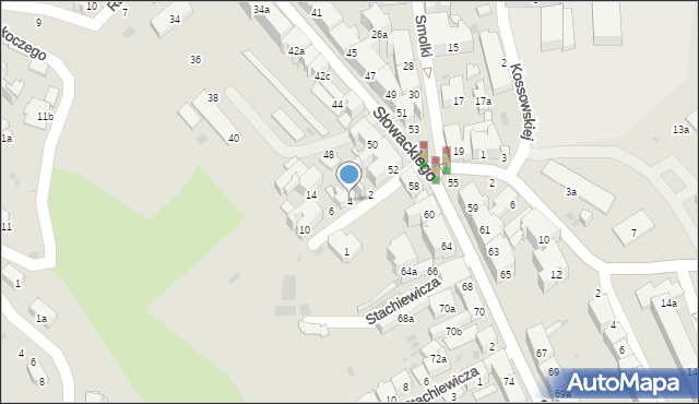 Przemyśl, Benszówny Ireny, 4, mapa Przemyśla