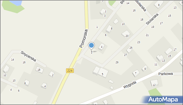 Przetoczyno, Bednarska, 2, mapa Przetoczyno