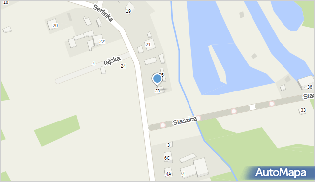 Przyjmo, Berlinka, 23, mapa Przyjmo