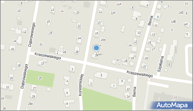 Puszczykowo, Berwińskiego Ryszarda, 19, mapa Puszczykowo