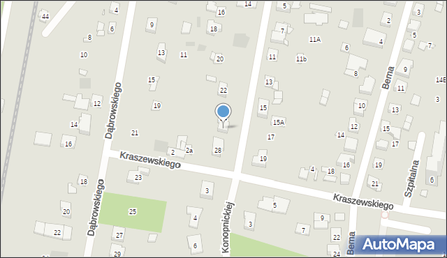 Puszczykowo, Berwińskiego Ryszarda, 26, mapa Puszczykowo