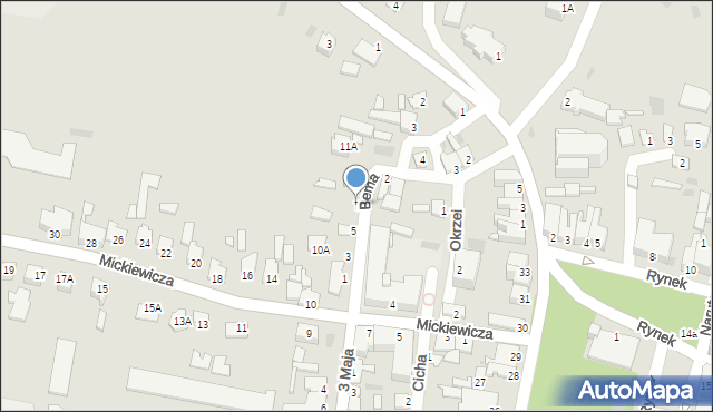 Radymno, Bema Józefa, gen., 7, mapa Radymno