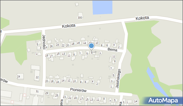 Ruda Śląska, Bema Józefa, gen., 3, mapa Rudy Śląskiej
