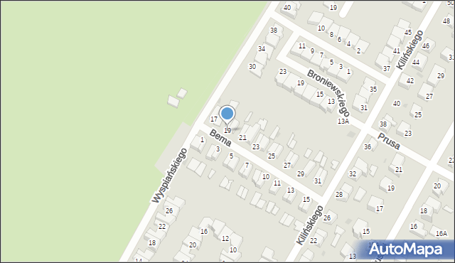 Rumia, Bema Józefa, gen., 19, mapa Rumia