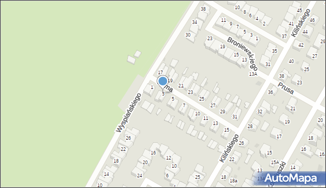 Rumia, Bema Józefa, gen., 3, mapa Rumia