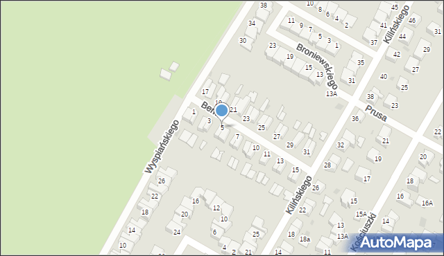 Rumia, Bema Józefa, gen., 5, mapa Rumia