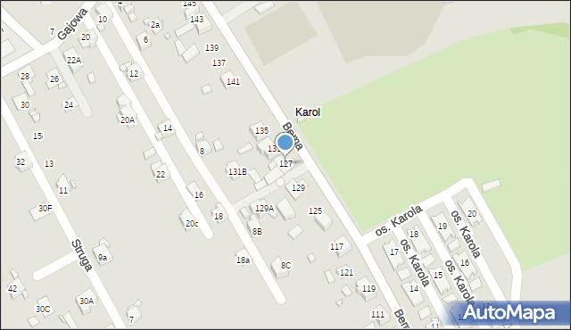 Rydułtowy, Bema Józefa, gen., 131, mapa Rydułtowy