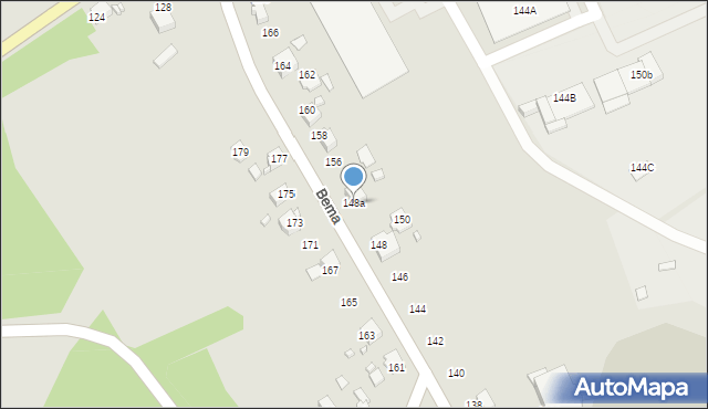 Rydułtowy, Bema Józefa, gen., 148a, mapa Rydułtowy