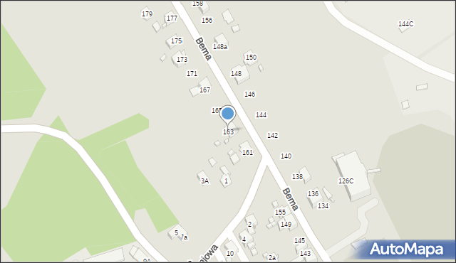 Rydułtowy, Bema Józefa, gen., 163, mapa Rydułtowy