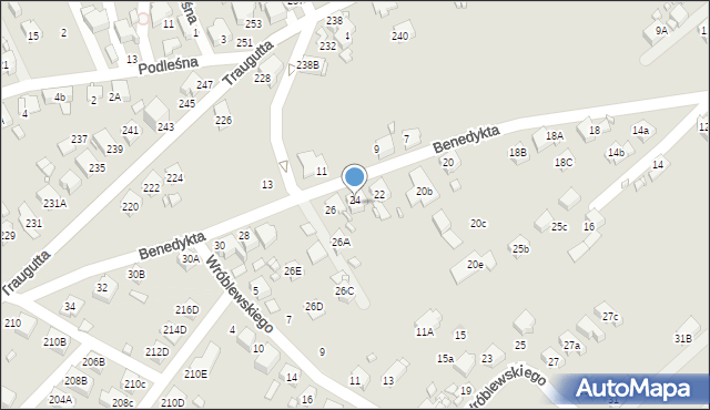 Rydułtowy, Benedykta, 24, mapa Rydułtowy