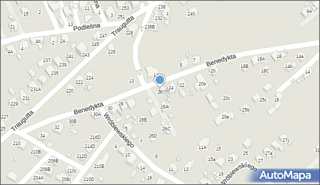 Rydułtowy, Benedykta, 26, mapa Rydułtowy