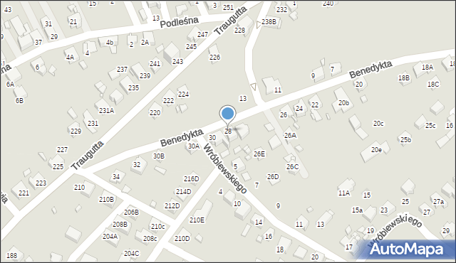 Rydułtowy, Benedykta, 28, mapa Rydułtowy