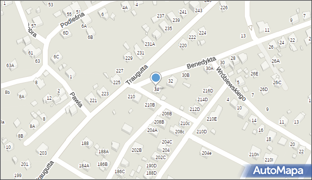 Rydułtowy, Benedykta, 34, mapa Rydułtowy