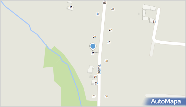 Ryglice, Bema Józefa, gen., 27, mapa Ryglice