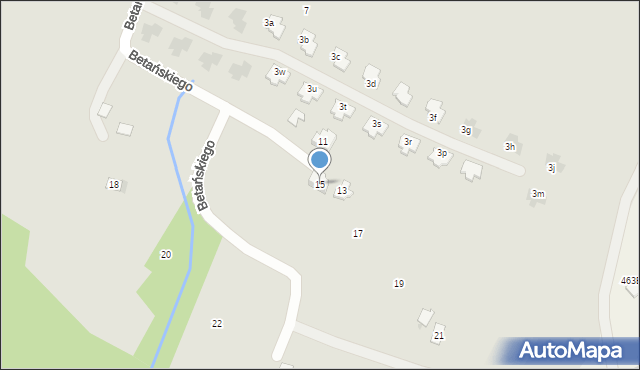 Rzeszów, Betańskiego Antoniego, ks. bp., 15, mapa Rzeszów