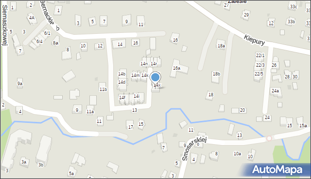Rzeszów, Bernackiego Ludwika, 14y, mapa Rzeszów
