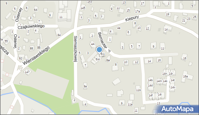 Rzeszów, Bernackiego Ludwika, 6/3, mapa Rzeszów