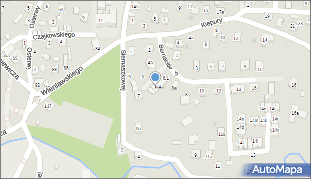 Rzeszów, Bernackiego Ludwika, 6/5, mapa Rzeszów