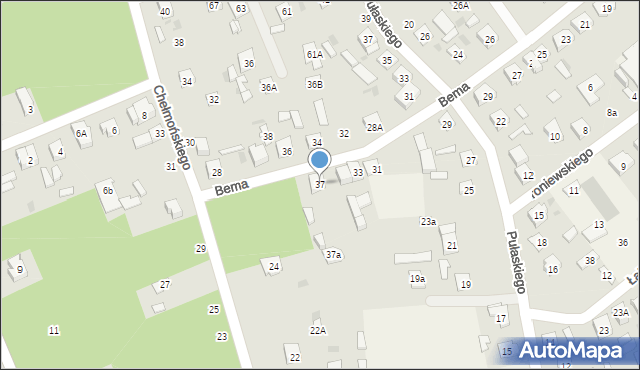 Sade Budy, Bema Józefa, gen., 37, mapa Sade Budy