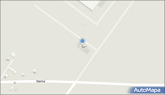 Sierpc, Bema Józefa, gen., 33a, mapa Sierpc
