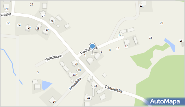 Skrzeszewo, Bednarska, 4, mapa Skrzeszewo