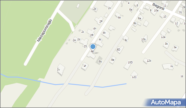 Smolnica, Begonii, 4e, mapa Smolnica