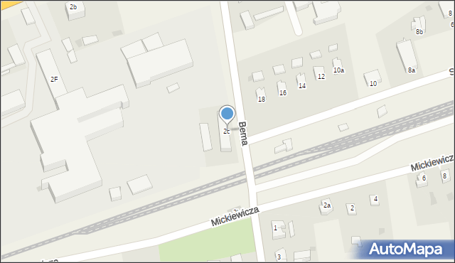 Stare Pole, Bema Józefa, gen., 2c, mapa Stare Pole