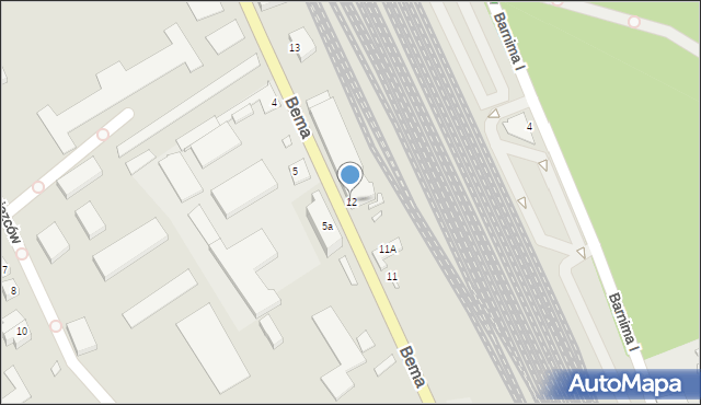 Stargard, Bema Józefa, gen., 12, mapa Stargard