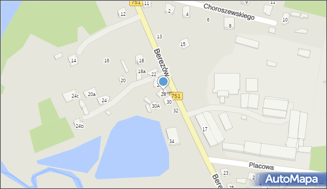 Suchedniów, Berezów, 28, mapa Suchedniów