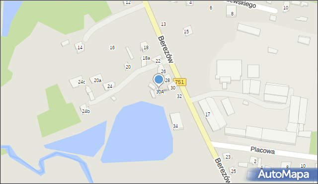 Suchedniów, Berezów, 30A, mapa Suchedniów