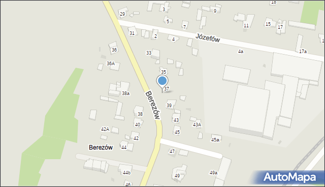 Suchedniów, Berezów, 41, mapa Suchedniów