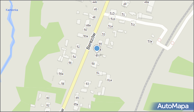 Suchedniów, Berezów, 57, mapa Suchedniów