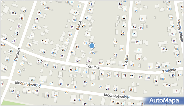 Swarzędz, Bema Józefa, gen., 35A, mapa Swarzędz