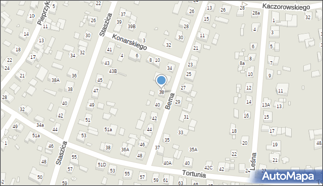 Swarzędz, Bema Józefa, gen., 38, mapa Swarzędz