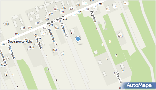 Swolszewice Duże, Berylowa, 3, mapa Swolszewice Duże