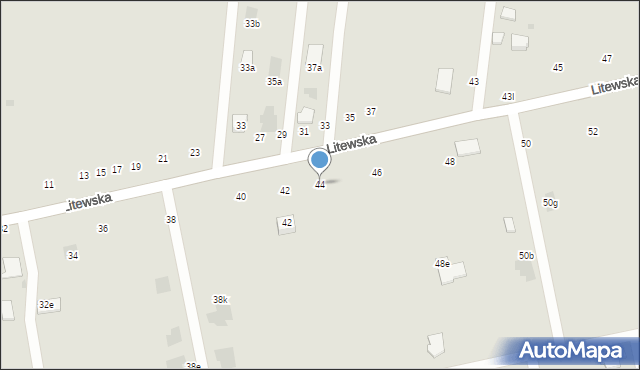 Tarnobrzeg, Bema Józefa, gen., 44, mapa Tarnobrzegu